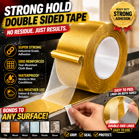 Heavy-Duty Double Sided Tape-Strong Adhesive🧵